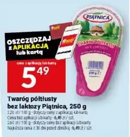 Twój Market Twaróg półtłusty bez laktozy Piątnica oferta