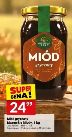 Twój Market Miód gryczany Mazurskie Miody oferta