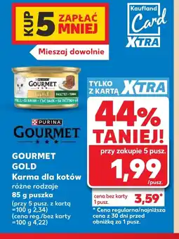 Kaufland Karma dla kota Gourmet oferta
