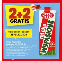 Twój Market Mleko UHT Wypasione Mlekovita 3,2% oferta