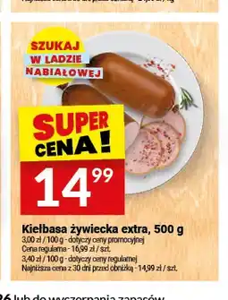 Twój Market Kiełbasa żywiecka extra oferta