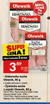 Twój Market Krakowska sucha z szynki Olewnik oferta