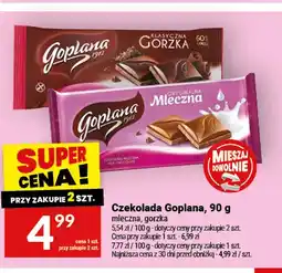 Twój Market Czekolada mleczna Goplana oferta