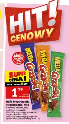 Twój Market Wafle Mega Grześki orzechowe oferta