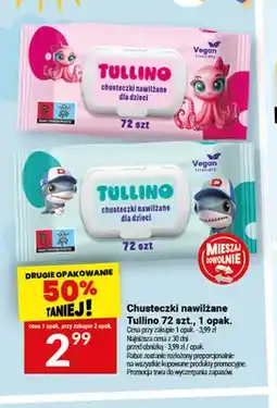 Twój Market Chusteczki nawilżane dla dzieci Tullino oferta