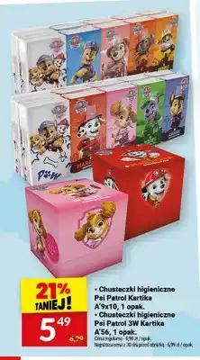 Twój Market Chusteczki higieniczne Psi Patrol Kartika 9-pak oferta