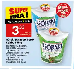 Twój Market Górski puszysty serek śmietankowy Sobik oferta