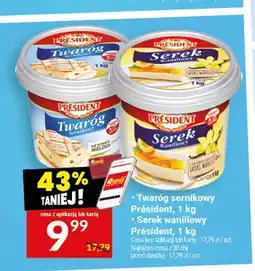 Twój Market Twaróg sernikowy Président oferta