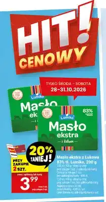 Twój Market Masło ekstra z Łukowa Lumiko 83% oferta