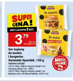 Twój Market Ser topiony do burgerów Cheddar Serenada oferta