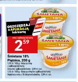 Twój Market Śmietana Piątnica 18% oferta