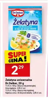 Twój Market Żelatyna uniwersalna Dr. Oetker oferta