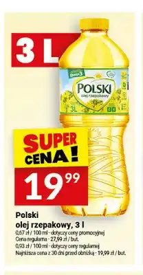 Twój Market Olej rzepakowy Polski oferta