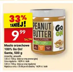 Twój Market Masło orzechowe 100% Go On! Sante crunchy oferta