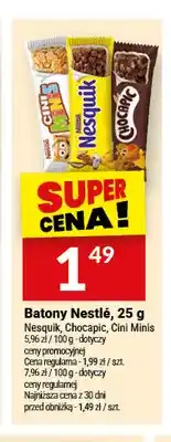 Twój Market Baton Nesquik Nestlé oferta