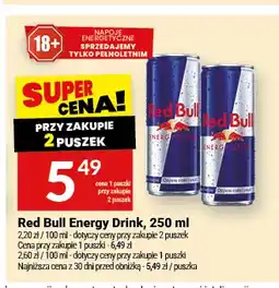 Twój Market Napój energetyzujący Red Bull Energy Drink oferta