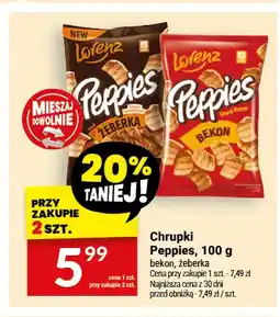Twój Market Chrupki Peppies bekon oferta