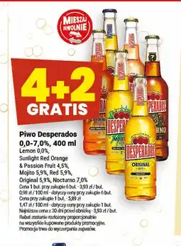 Twój Market Piwo bezalkoholowe Desperados Lemon oferta