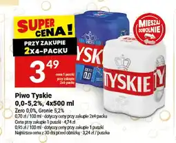Twój Market Piwo Tyskie Gronie 5,2% 4-pak oferta