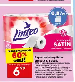 Twój Market Papier toaletowy Satin Linteo 8-pak oferta