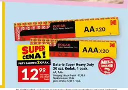 Twój Market Baterie Super Heavy Duty Aa Kodak oferta