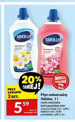 Twój Market Płyn uniwersalny Sidolux mydło marsylskie oferta