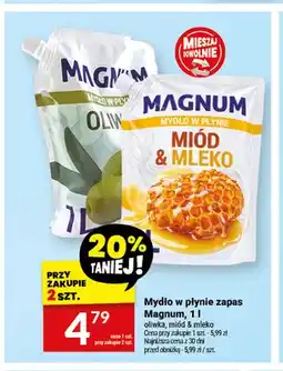 Twój Market Mydło w płynie zapas Magnum oliwka oferta