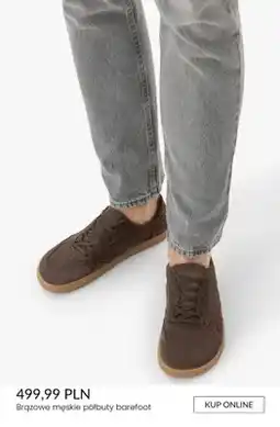 Ryłko Brązowe męskie półbuty barefoot oferta