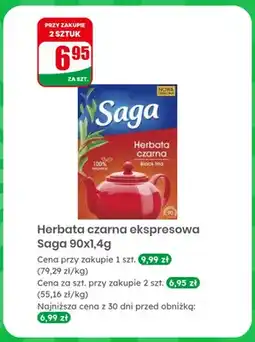 Dino Herbata czarna ekspresowa Saga oferta