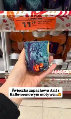 Biedronka Świeca zapachowa Aril Halloween oferta