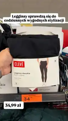 Biedronka Legginsy damskie Clevé oferta