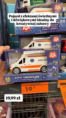 Biedronka Pojazd miejski ambulans EleFun City Vehicles oferta