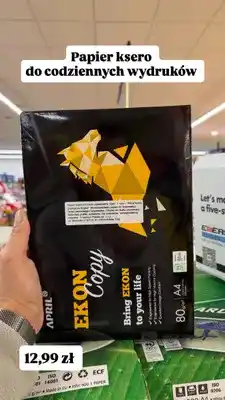 Biedronka Papier ksero A4 Ekon Copy oferta