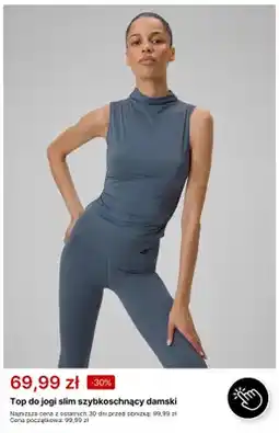 4F Top do jogi slim szybkoschnący damski 4F oferta