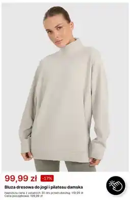 4F Bluza dresowa do jogi i pilatesu damska oferta