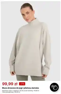 Bluza dresowa do jogi i pilatesu damska