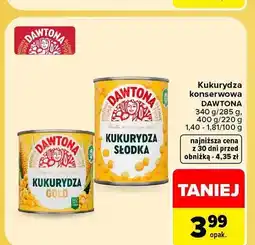 Carrefour Kukurydza konserwowa Gold Dawtona oferta
