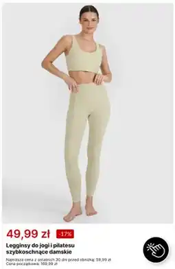 4F Legginsy do jogi i pilatesu szybkoschnące damskie oferta