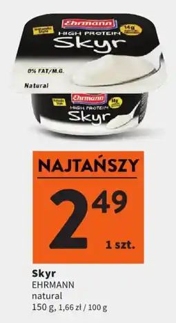 Intermarche Skyr Ehrmann natural oferta
