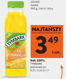 Intermarche Sok 100% TYMBARK pomarańcza oferta
