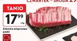 Intermarche Żeberka wieprzowe paski oferta