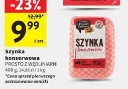 Intermarche Szynka konserwowa Prosto z wędliniarni oferta