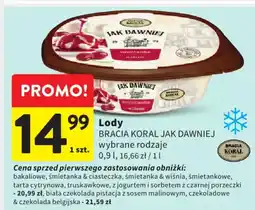 Intermarche Lody BRACIA KORAL JAK DAWNIEJ oferta