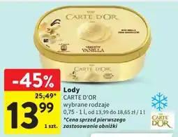 Intermarche Lody CARTE D'OR oferta