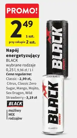 Intermarche Napój energetyzujący BLACK oferta