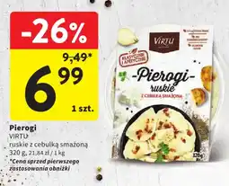 Intermarche Pierogi ruskie z cebulką smażoną Virtu oferta