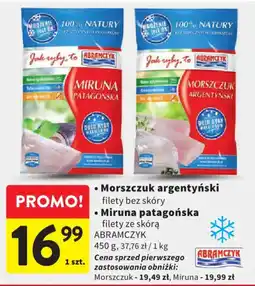 Intermarche Morszczuk argentyński filety bez skóry Abramczyk oferta