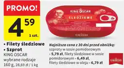 Intermarche Filety śledziowe KING OSCAR oferta