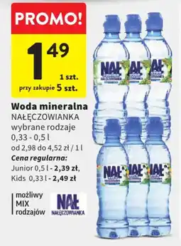 Intermarche Woda mineralna NAŁĘCZOWIANKA oferta