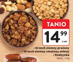 Intermarche Orzech ziemny prażony, Orzech ziemny smażony solony, Rodzynka oferta